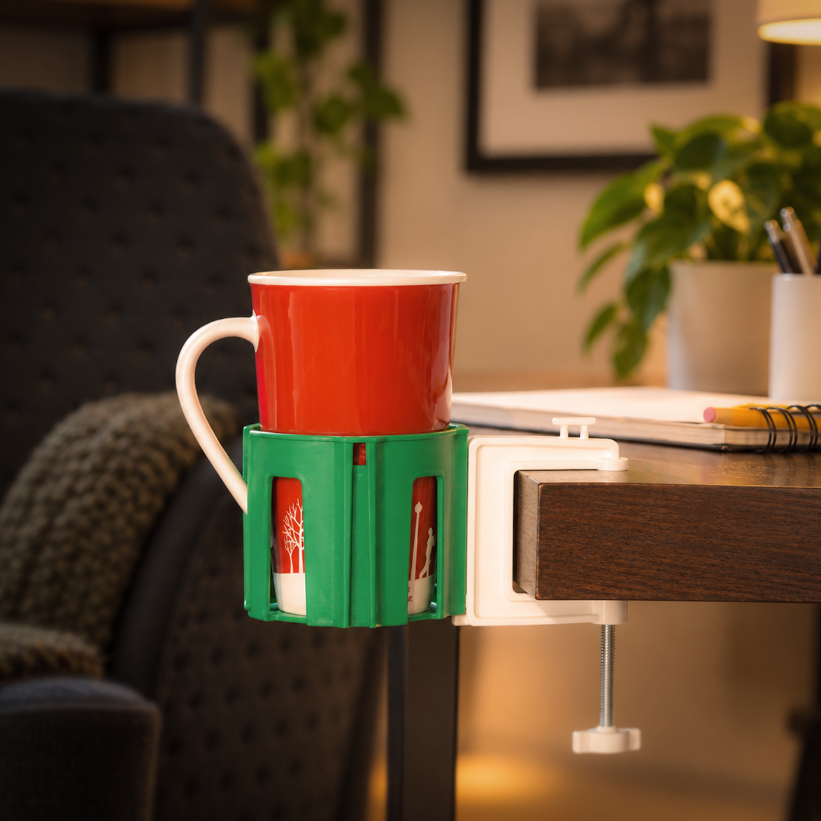 Cup-Holster Desk & Table Cup Holder