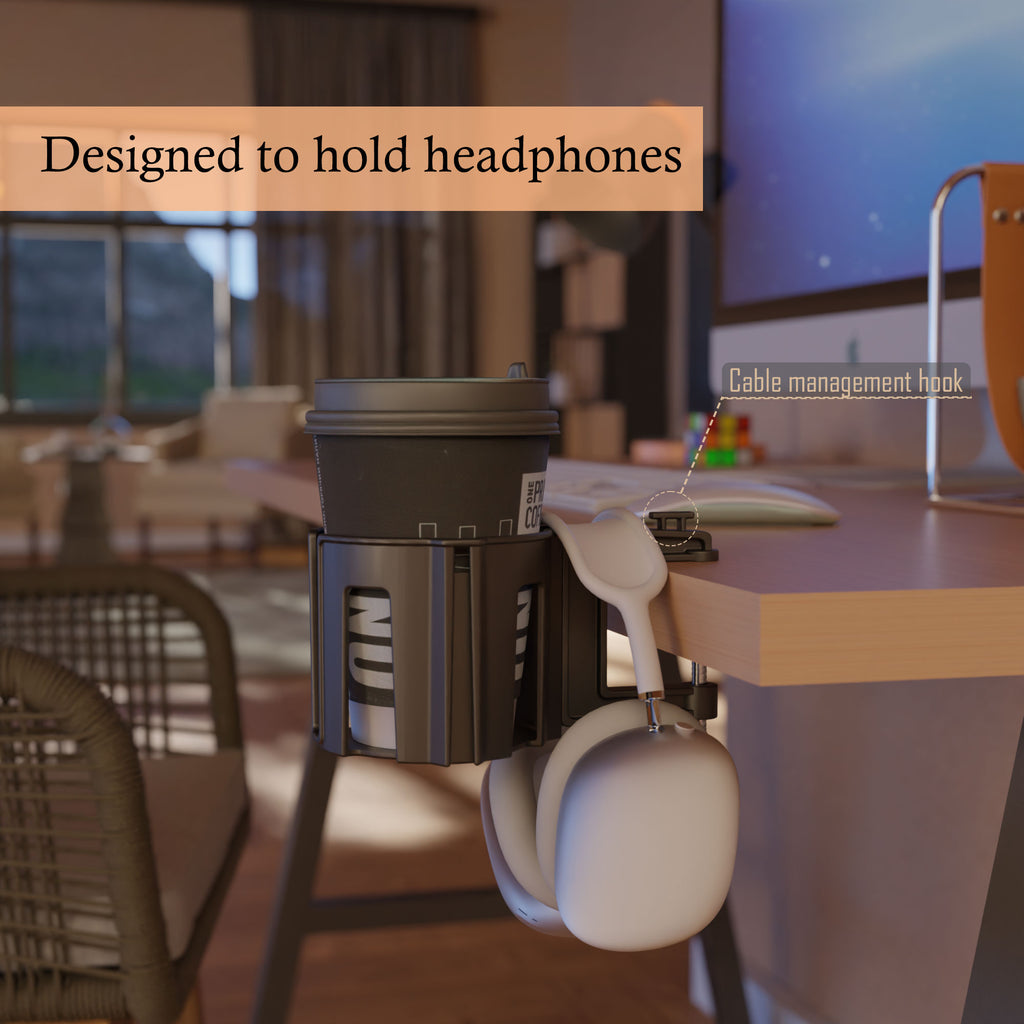 Cup-Holster Desk & Table Cup Holder